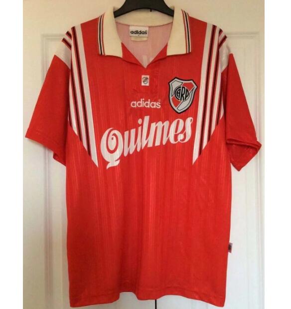 1995-96 River Plate Retro Away Kit Soccer Jersey